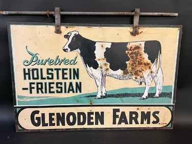 Purebred Holstein-Frisian Farm Sign Cow Glenoden Farms