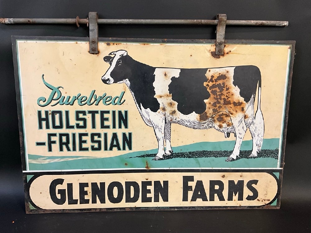 Purebred Holstein-Frisian Farm Sign Cow Glenoden Farms (1 of 6)