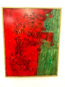 Baque Pierre (French) Abstract Oil Painting