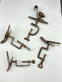 Four (4) Early Sewing Birds 19th century