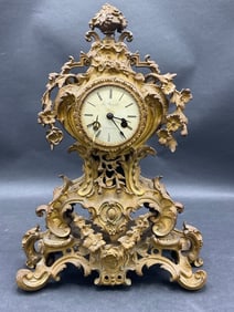 Joseph Boschl N. Wurzburg 19th C.  Fancy French Clock