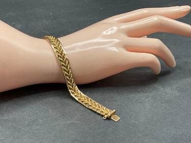 18K Yellow Gold Fine Bracelet 23.5 grams