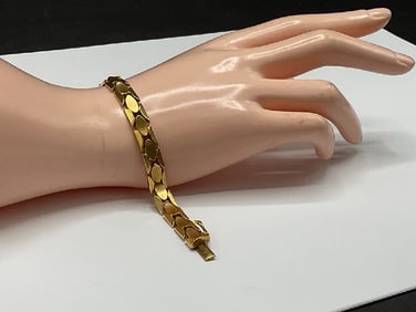 18K Yellow Gold Bracelet 14 Grams