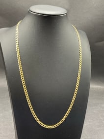 14 K Cuban Link Necklace 21” 11.3 grams