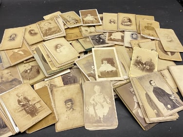 111 Estate Compiled  CDV Portrait Cards