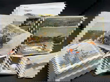 Compiled Paper Ephemera and Postcards-Local Hudson Valley..