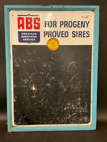 ABS For Progeny Proved Sires American Breeders Service Sign