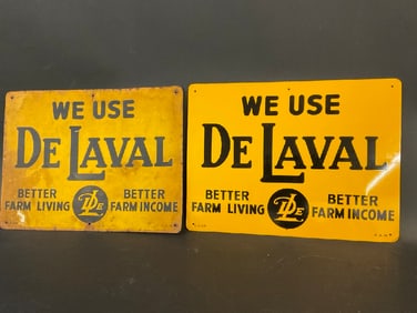 De Laval 2 pc Metal Signs