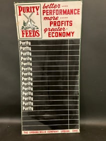 Purity Feeds Store Chalkboard Sign, Urbana Mills