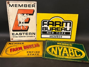 Four Farm Related Member Signs