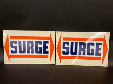 Surge 2 pcs Metal Signs