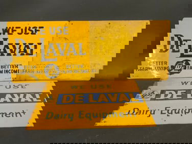 De Laval 3 pcs Metal Signs
