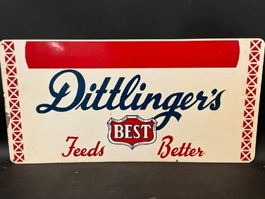 Dittlinger’s Best Feeds Better Metal Sign