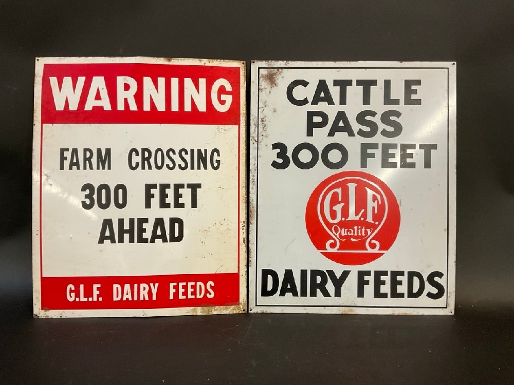 Warning “Farm Crossing “ and Cattle Pass Metal Signs (1 of 4)