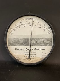 Holden Paper Co. Newburgh, NY Thermometer