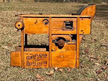 Antique Grain Seed And Bean Cleaner Made By A.T. Ferrell