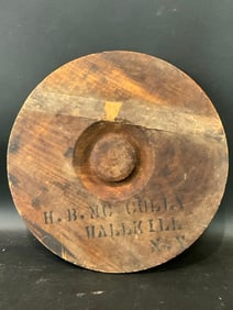 H.B. Mc Cully Wallkill, NY Crock Lid