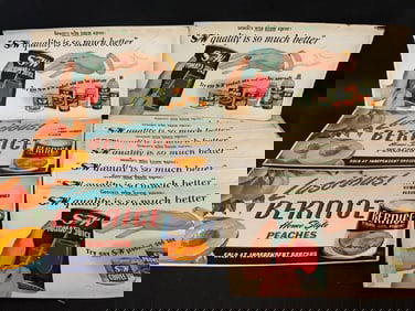 Lot of (11) Cardboard Store Advertisements