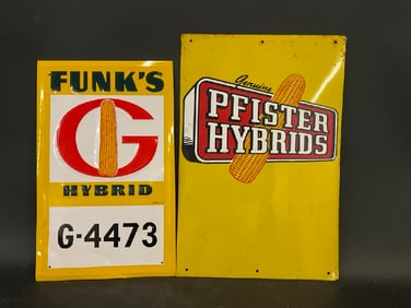 Funk’s Hybrid and Pfister Hybrids Metal Signs