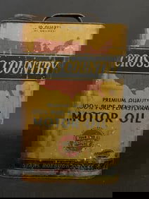 Cross Country Motor Oil Can