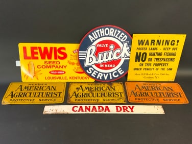 Seven Estate Compiled Advertising Signs