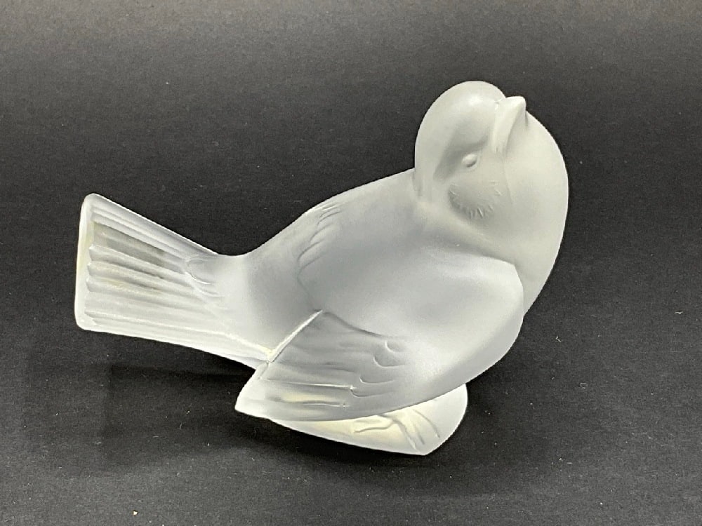 Lalique Crystal Bird Statue (1 of 4)