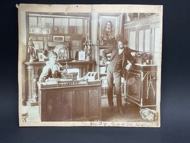 Original Photograph depicting Alexander Graham Bell in Private Office