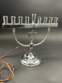 Vintage Electric Art Deco Menorah