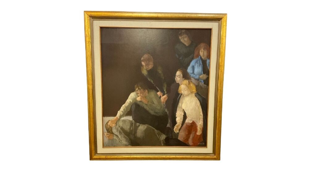 Frantisek Ronovsky (Czech, 1929-2006) Mourning Family (1 of 7)