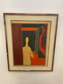 Andre Minaux "Rassante from Helene Portfolio Signed Lithograph