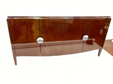 Contemporary  Rosewood Two Door Cabinet