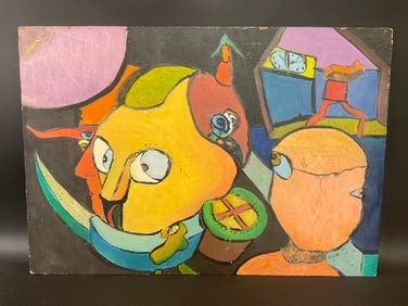 Stewart Paley (Canadian b. 1940) Surrealist Painting 1965