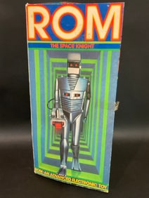 Rom The Space Knight Complete w/ Box Weapons & Pack