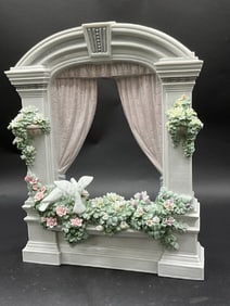 Lladro #6984 "Springtime" Porcelain Double Sided Window