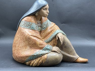 Lladro #2434 "Spirit of The Wind" Indian Figurine