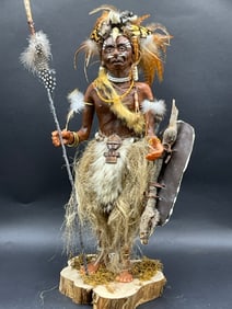 Artist Signed African Fetish Figure
