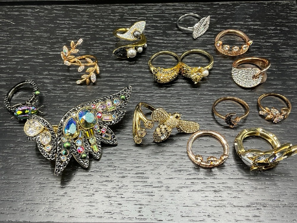 Thirteen (13) Swarovski Rings (1 of 12)