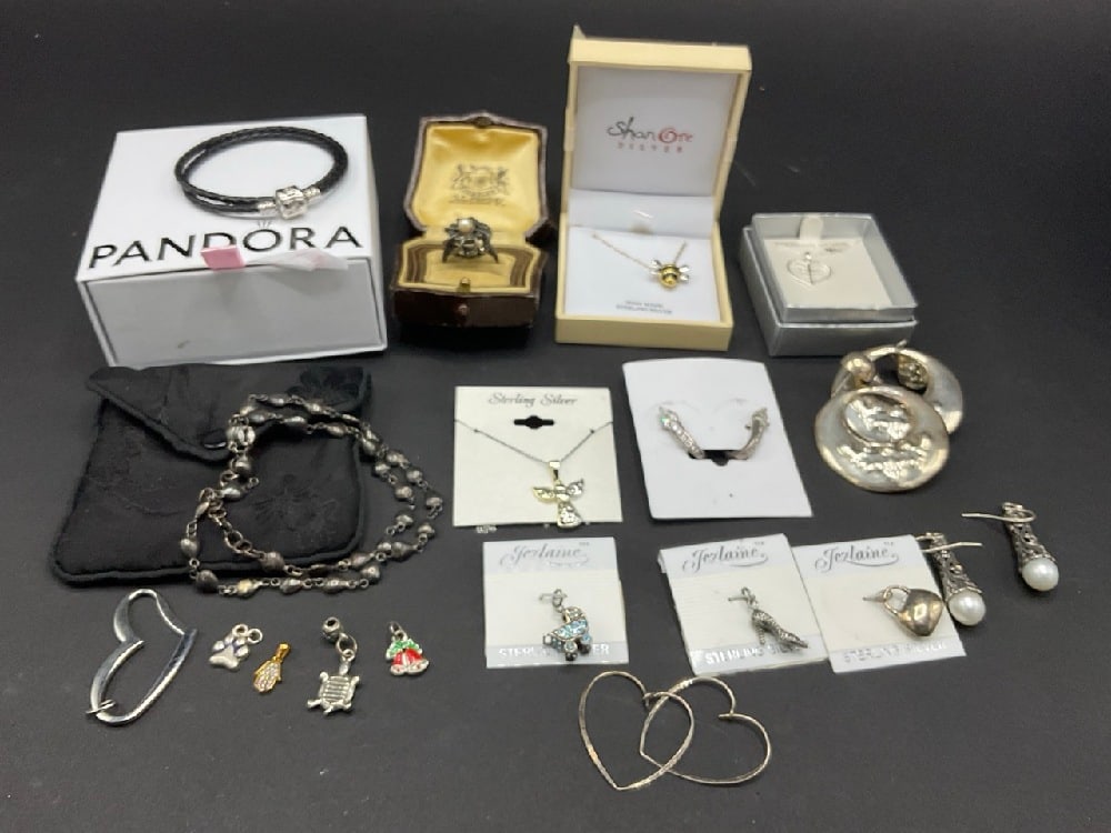 Compiled Sterling Silver Jewelry Group (1 of 4)