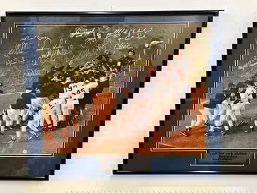 1999 New York Yankees Back to Back World Champions Autographed Pictured - Limited Edition 5/99