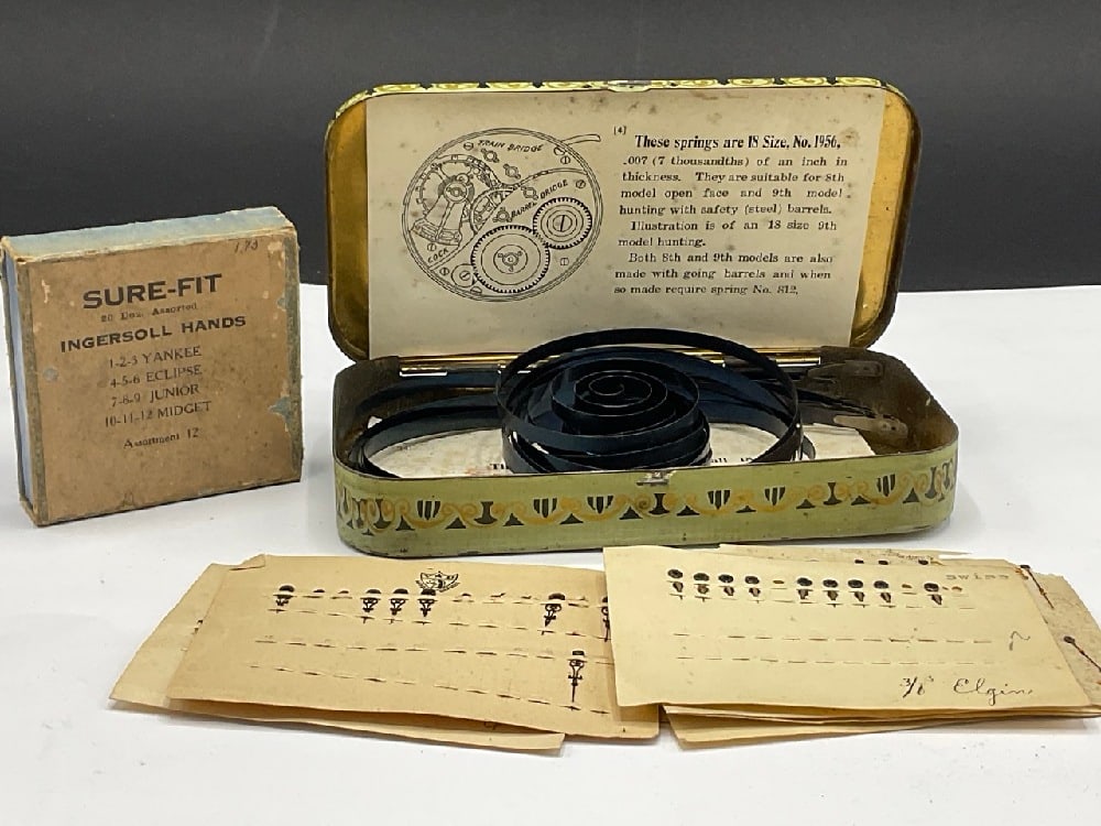 Antique Pocket Watch Watchmakers Parts Lot (1 of 7)