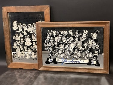 1978 Yankees World Series Champs Mirror Art