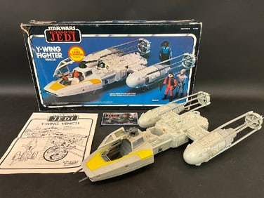 1983 Kenner Star Wars Return of the Jedi Y-Wing Vehicle w/ Box & Paperwork