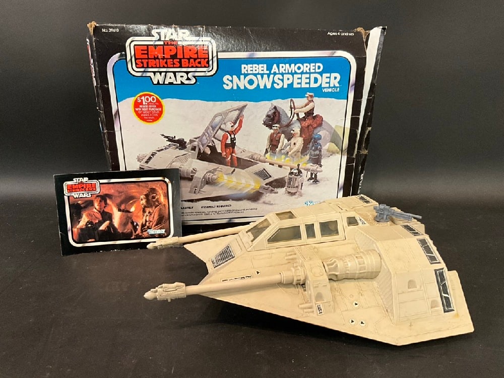 1980 Star Wars The Empire Strikes Back Rebel Armored Snowspeeder: 1980 Star Wars The Empire Strikes Back Rebel Armored Snowspeeder. Includes original box.