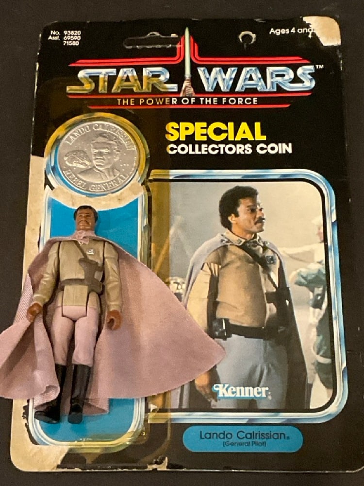 Star Wars The Power of the Force Lando Calrissian Figure No. 93820 (1 of 3)