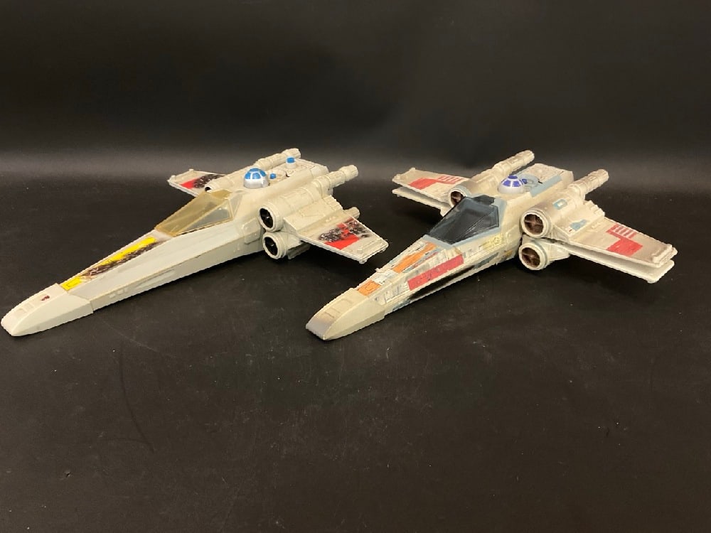 Two (2) Star Wars Empire Strikes Back Electronic X-Wing Fighter Ship (1 of 5)