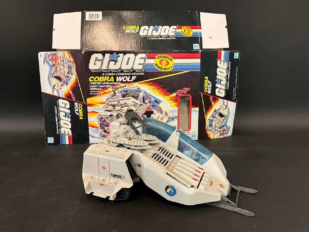 G.I.Joe Cobra Wolf #6039 1980's: G.I.Joe Cobra Wolf #6039. c.1980's. Includes original box.