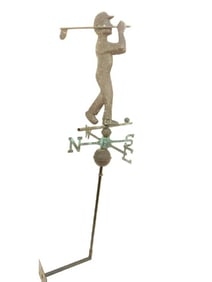 Golfer Weathervane