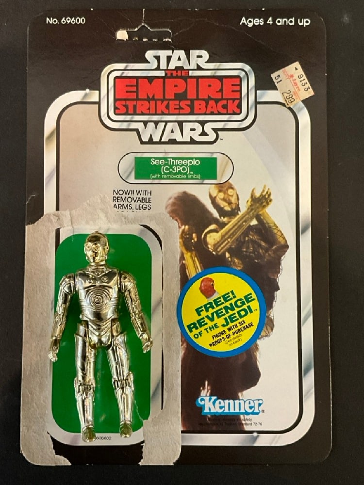 Star Wars The Empire Strikes Back C-3PO: Star Wars The Empire Strikes Back C-3PO.Kenner 1982