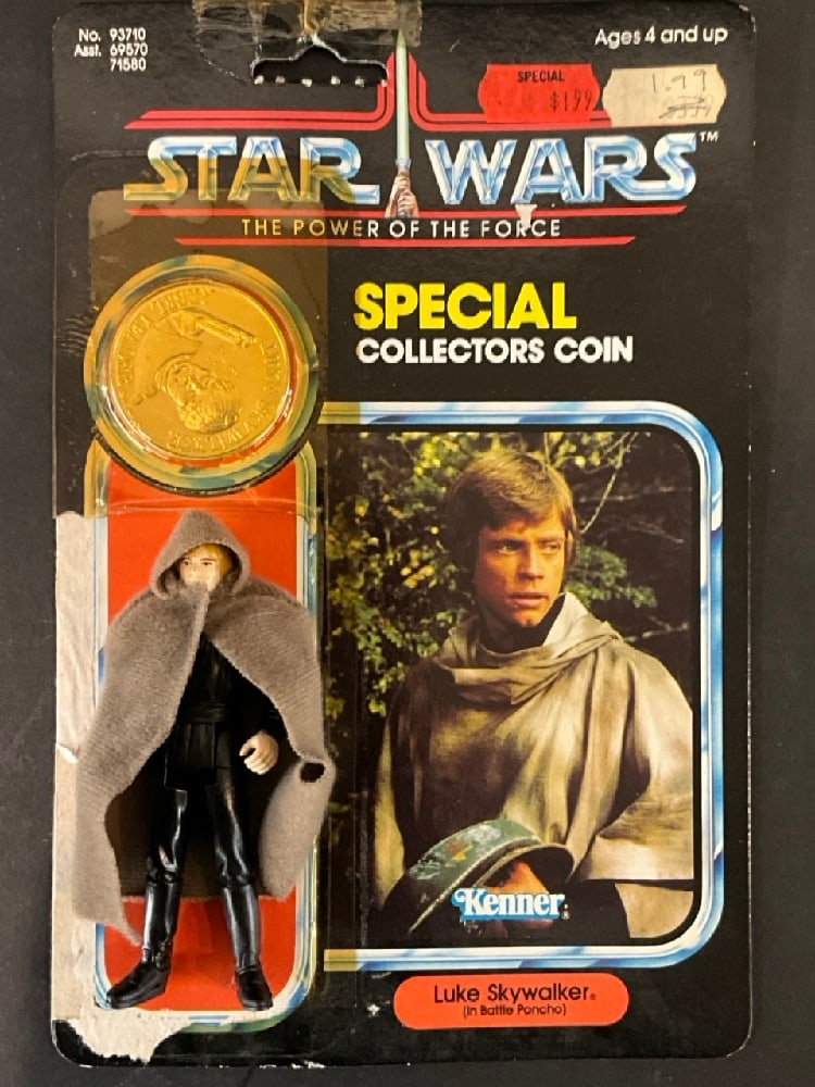 Star Wars Power Of The Force Luke Skywalker With Special Collector’s Coin (1 of 2)