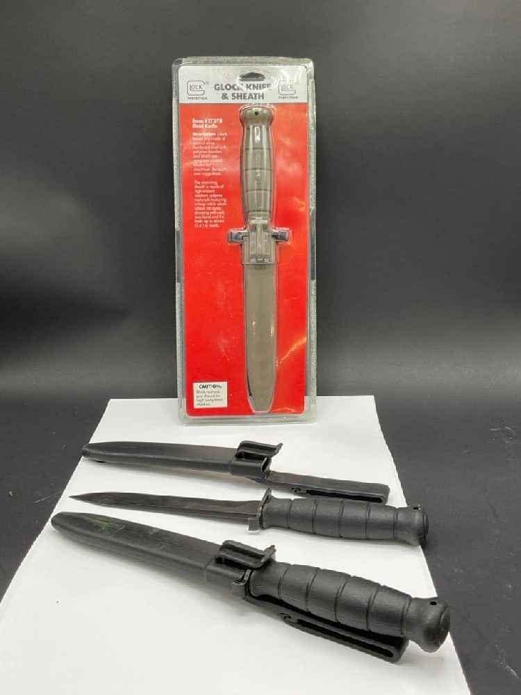 Three (3) Glock Made in Austria Field Knives (1 of 4)
